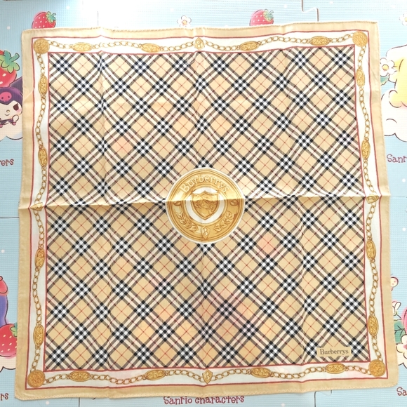 HURRY!! STORE CLOSE THIS WEEK!! Burberry Handkerchief - Picture 1 of 4